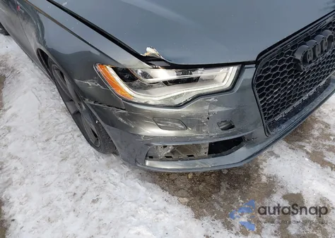 2014 Audi A6 3.0T Premium Plus z USA, uszkodzony, nr VIN WAUHGAFC7EN158462